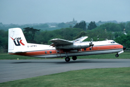 G APWG Handley Page HPR7 Herald 201. Jersey May 1980