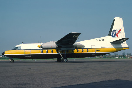 G BAKL Fokker F27 – 200. Southend May 1980