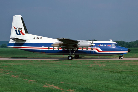 G BAUR Fokker F27 – 200. Southampton September 1987