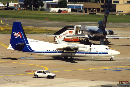G UKTH Fokker 50 Hamburg July 1997