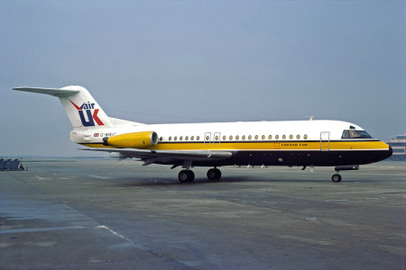 G WWJC Fokker F28 – 4000. Edinburgh March 1980