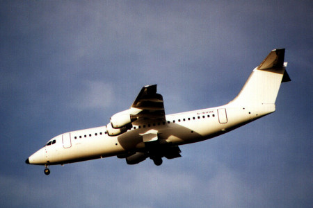 G BUHC BAe 146 – 300. London Stansted December 1999