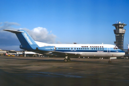 PH BBV Fokker F28 -4000. Unknown location 1979