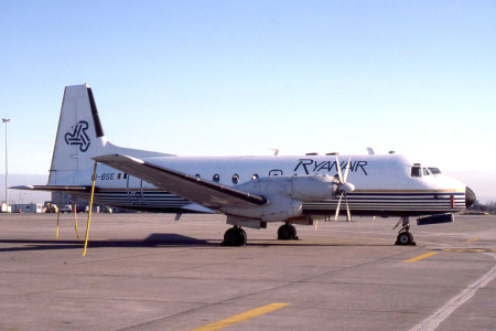 EI BSE Avro 748 series 1. Dublin August 1988