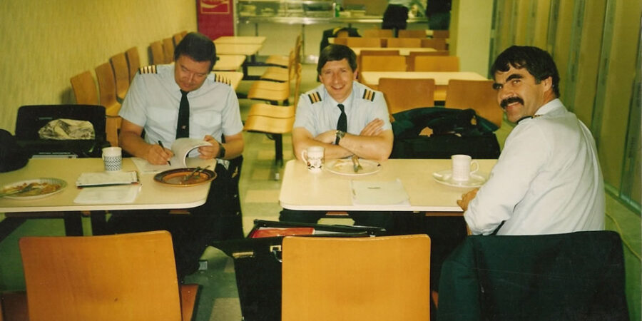 John Best F100 Training Dave Sapwell on Right October 1993